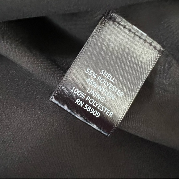 Chelsea & Violet Dress Womens 10 Midi Black Tiered Satin Y - Picture 6 of 9